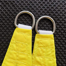 CH-GTJ Vela Ombreggiante, Vela Parasole Triangolare Tenda A Vela Impermeabile Protezione Antivento con Protezione UV 98% per Giardino Terrazza Campeggio Patio Party,Giallo,3x3x3m