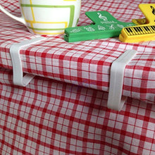 buwei 4PCS Clip per tovaglie Morsetti per tovaglie in plastica Cover Gonna Supporto Picnic Party