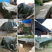 Telone resistente impermeabile in polietilene impermeabile resistente con occhielli per mobili da giardino, capanna, trampolino, legno, auto, campeggio o giardinaggio, impermeabile 5,8 x 5,8 m