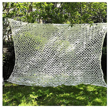 Mimetismo Decorazioni per Feste Rete Mimetica, Fodera Mimetica per Caccia, Tessuto Oxford Impermeabile, Rete ombreggiante per Auto 4 * 6m, Bianca (Size : 4 * 6m)