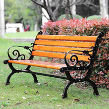 Stool child Panchina del Parco all'aperto, Sedia in Alluminio pressofuso Cortile per Il Tempo Libero 2-3 posti, Panca in Legno massello Adatta per Area Attesa e sosta di Punto panoramico/terrazzo