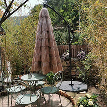 YRCWZF Ombrelloni da Esterno in Paglia, Ombrellone in Paglia Imitazione Manovella Centrale Ombrelloni in Rafia da Spiaggia, Giardino Ombrellone