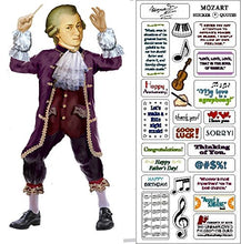 Mozart Quotable Notable – Greeting Card with Sticker Quotes