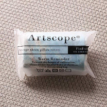Artscope Federe Cuscini Divano Poliestere Biancheria Gettare Set di 4 Decorativo Caso Federa per Cuscino Divano Letto Auto, 45 x 45 cm (Conchiglia/Riccio di Mare/Corallo/Stella Marina)