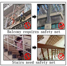 Protective net decoration / Corda bianca Net Safety Net Balcone anti-caduta dei bambini netti della scala Protezione Net Kindergarten Guardrail Net Net Cat appendere gli abiti multiuso Net Net decorat