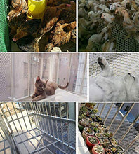 Rete Metallica di Pollo In Plastica,Proteggi Le Piante e Le Reti di Erosione del Suolo Animali Balcone Scale Giardino Recinto Rete Avicola Rete da Riproduzione di Seta Esagonale