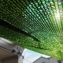 HENGMEI 1x50m Verde Rete di Recinzione Tessuto HDPE Tessuto ombreggiante Protezione Solare per Recinti e Ringhiere