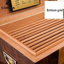 Caishuirong Cigar Box di stoccaggio Grande Piano capienza casa Vernice Cigar Box Regalo Cedar Cigar Humidor Idratante Cabinet Perfetto da Usare in Ufficio e Camera da Letto