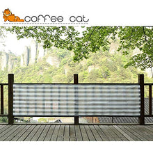 COFFEE CAT Balcone Frangivista Recinzione Copertura, Protezione per la Privacy con visibilità Inferiore a Prova di UV, Fascette per Cavi per Patio all'aperto sul Cortile