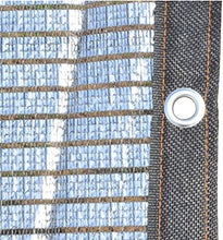 Mirui Ombra Panno 75% Riflettente ALUMINET con Black & Bordatura della Maglia della Copertura Sunblock Occhiello for Giardino Patio Portico Balcone Coperto (Dimensioni: 2m x 7m) Dimensione: 3m x 3m