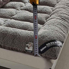 Adatto Per Materasso Futon Traspirante Resistente Per Tutte Le Stagioni, Materasso in Lana Di Agnello, Materasso Pieghevole Tatami Mat, khaki- 180x220cm