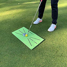 Tappetino da golf per allenamento da golf, per battute di rilevamento dell'oscillazione, tappetino da golf per addestramento, mini golf, portatile, ideale come regalo per casa, interno ed esterno