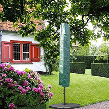 Patio Plus - Copertura per ombrellone da giardino, 160 x 24 x 24 cm, impermeabile, in tessuto, colore: Verde