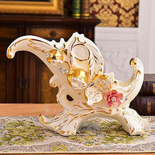 BLMDX Vino cremagliera decorazione vino vino porta bottiglia di vino casa soggiorno rack vino decorazione ceramica vino rack riso dorato melograno vino rack