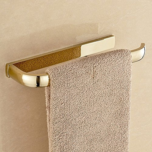 MBYW Portasciugamani Moderno Portasciugamani Elegante per Il Bagno di Moda Portasciugamani Europeo Portasciugamani Rack in Rame Bagno Oro Antico Bagno Set Ciondolo Hardware (04F1), Anello Asciugamano