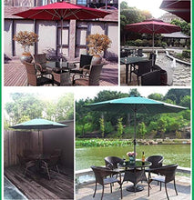 SHANCL Ombrellone Ombrelloni Mercato Patio all'aperto ombrellone Prato Tabella Parasole Double Top Protezione UV Ombrello in Alluminio (Color : Dargreen)