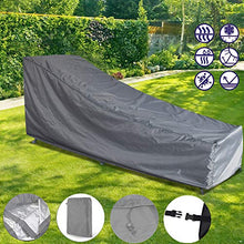 Kaxich, copertura impermeabile per lettino da giardino per esterni, copertura di protezione per mobili da cortile, 208 x 76 x 41/79 cm (lunghezza x larghezza x altezza).