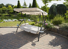 greemotion Hollywood Rügen Dondolo da Giardino, Beige, 212x120x167 cm