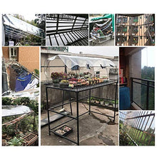 XJJUN Telo di Copertura Impermeabile Trasparente, Copertura in Telo Succulento in PVC per Protezione Solare da Balcone, Pioggia E Vento, con Fori in Metallo Personalizzabili