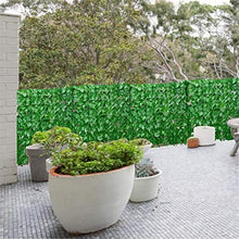 WANGW Siepe Artificiale per Balconi, Siepe Artificiale Rotolo Finta Siepe per Recinzione, Siepe Sintetica Rotolo Giardino con Foglie di Edera per Arredo Esterno