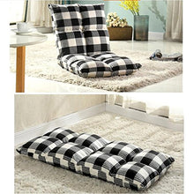 Divano pigro poltrona singola tatami divano letto balcone camera da letto piccolo divano letto singolo poltroncina multifunzione sul letto pieghevole morbida e confortevole ( Color : Black )