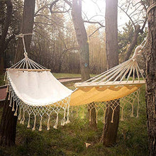 NICEME Camping Amaca Giardino Amaca Ispessite Tela Resistente Hammock Portatile per Attaccatura di Corsa, Spiaggia, Backyard