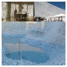 Rete Mimetica Militare Camouflage Ombreggiante Rete mimetica bianca 3m X 4m Esercito leggero Camo Rete for giardino Terrazza Gazebo Balcone Pergola Decorazione Resistente Riparo campeggio Woodland Cam