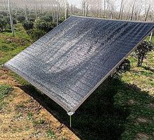 Tende da Sole Ombra Panno Sun 2m / 3m / 4m / 5m di Larghezza 95% Ombra Recinzione Nero Netto con Occhielli sulla reticolato Garden Screening frangivento Scherma (Dimensioni: 3M × 6M) Dimensione: 4M ×