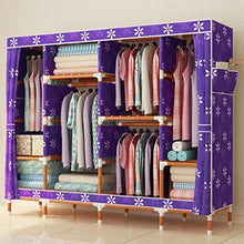 LyMei Armadio in Legno Armadio in Tessuto Oxford Armadio in Tessuto Organizer Pieghevole Tessuto in Polvere Lavabile Rivestimento in Tessuto Lavabile a Prova di umidità,A_200*45 * 170cm