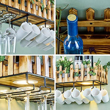 POETRY Portabottiglie Portabottiglie da Appendere a Parete in Legno massello Europeo Portabottiglie per Bicchieri da Vino per Uso Domestico Portabottiglie Capovolto Bar Ristorante Champagne Wine
