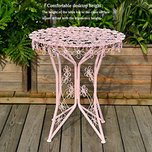 Set 3 pezzi combinazione tavolo e sedia da balcone in ferro battuto, patio esterno un tavolo e due sedie set di mobili da tavolino,tavolo da pranzo e sedia per interni per il tempo libero,per terraz