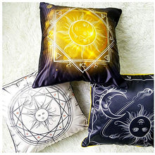 Constellazione Cuscino Stampato Cotone in Cotone Sole E Luna Gettare Cuscino Mystic Cuscino Per Divano Couch Letto Auto Ufficio,5#