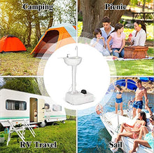 HIMFL - Cisterna per lavabo con lavabo integrato, capacità 17 l, capacità di acqua 17 l