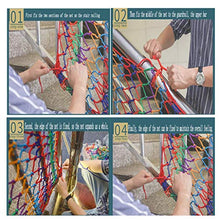 WaiMin Rete di Sicurezza for Bambini Balcone Terrazza e ringhiera Rete for Scale Rete for Recinzione di Sicurezza for Bambini/Animali Domestici, Rete Solida Rete in Nylon Rete anticaduta multifunzio
