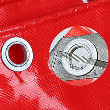 Telo Rosso, Tela Cerata Impermeabile per Palcoscenico Nuziale Copertura per Tenda da Sole Esterna con Occhielli per Mobili da Campeggio Giardino 500 G/M²(Size:2×2M)