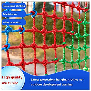 JRYⓇ Rete di Sicurezza per Bambini-Balcone Ringhiera Protezione per Scale Recinzione-Reti per Recinzione tessute a Mano, per ringhiere per Interni Scale Parco Giochi Patio Esterno Balcone Giochi