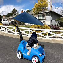 Blusea Ombrellone Parasole Pieghevole Portatile, Ombrellone da Spiaggia Bicicletta Estivo Ombrello con Morsetto Universale Rotazione di 360 ° Regolabile Ombrellone per Pesca Passeggino Sedia Spiaggia