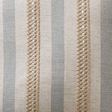 MADURA - Fodera per Cuscino FELICIE 40x40 cm Naturale e Blu Soggiorno Camera da Letto Decorazione