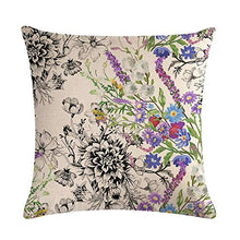 LYLSXY Cuscini, Cuscino Di Divano Giardino Giardino Serie Flower Sofa Cushion Cover Senza Cuscino Core Morbido per la Casa,Ottone