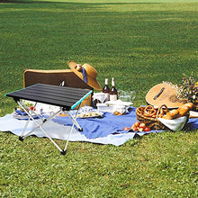 ValueHall Tavolo da Campeggio Pieghevole Tavolo da Picnic Leggero Tavolo Pieghevole in Alluminio per Campeggio All'aperto Escursionismo Picnic Viaggio Barbecue V7D05