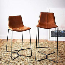 XIAOQIAO Sgabelli da Bar, seggioloni ad Altezza Fissa, sedie da Bar Alte con Schienale, Design dello Schienale Comodo ed ergonomico, Industriale e Facile da Pulire