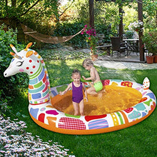 Dan&Dre Piscina Gonfiabile, Piscina Gonfiabile per Bambini, Piscina Gonfiabile Giraffa Piscina con Palline oceaniche Piscina Gonfiabile per Bambini Piscina di Sabbia addensata per Pesci
