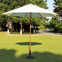 Parasol YXLZ Ombrellone in Legno Idrorepellente Ombrellone da Giardino terrazza Patio Crema