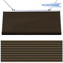 WXQIANG - Tenda avvolgibile avvolgibile in tessuto di polietilene 210 g/m², traspirante, anti-UV, in acciaio inox, per giardino, terrazza, protezione solare, isolamento termico