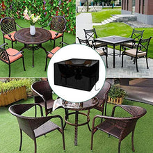 DIELUNY - Copridivano da giardino 45 x 40 x 25 cm, impermeabile, rettangolare, antivento, in tessuto Oxford, per divani e sedie