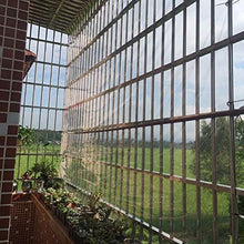LSXIAO Trasparente Telone, Balcone Cortina Antipioggia, Copertura in PVC Resistente, Completamente Impermeabile Orlo in Corda di Nylon con Occhiello per Terrazze, Mobili da Giardino