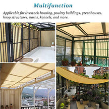 WXQIANG Beige Rotolo Up Shades Tende for Porticato Patio Deck, Outdoor Roller Finestra dello Schermo di segretezza Ombra for Pergola Canopy Protezione Solare, Isolamento Termico
