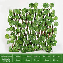 Proiezione di foglie artificiali – Recinzione di foglie di simulazione regolabile, rete di recinzione, foglie in rattan, recinzione decorativa per casa, matrimoni, giardino, balcone, decorazione