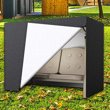 Keyohome Copertura per Dondolo e Altalena da Giardino a 2 posti,Copertura Amaca Impermeabile Resistente per Esterni,con Protezione Solare Protetta dai Raggi UV Oxford 210D - 160x125x170cm