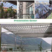 Noble Createaprototype Telone Impermeabile per Esterno Trasparente, Tela Cerata in Polietilene 0,3 MM,Telo con Occhielli per mobili da Giardino, Piscina, Auto, Camion, Telo di Protezione antistrappo